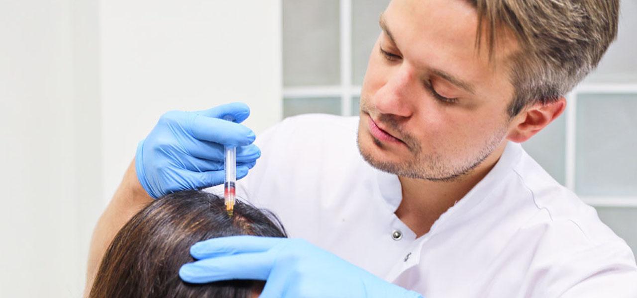 Wpływ osocza bogatopłytkowego na włosy i skórę głowy